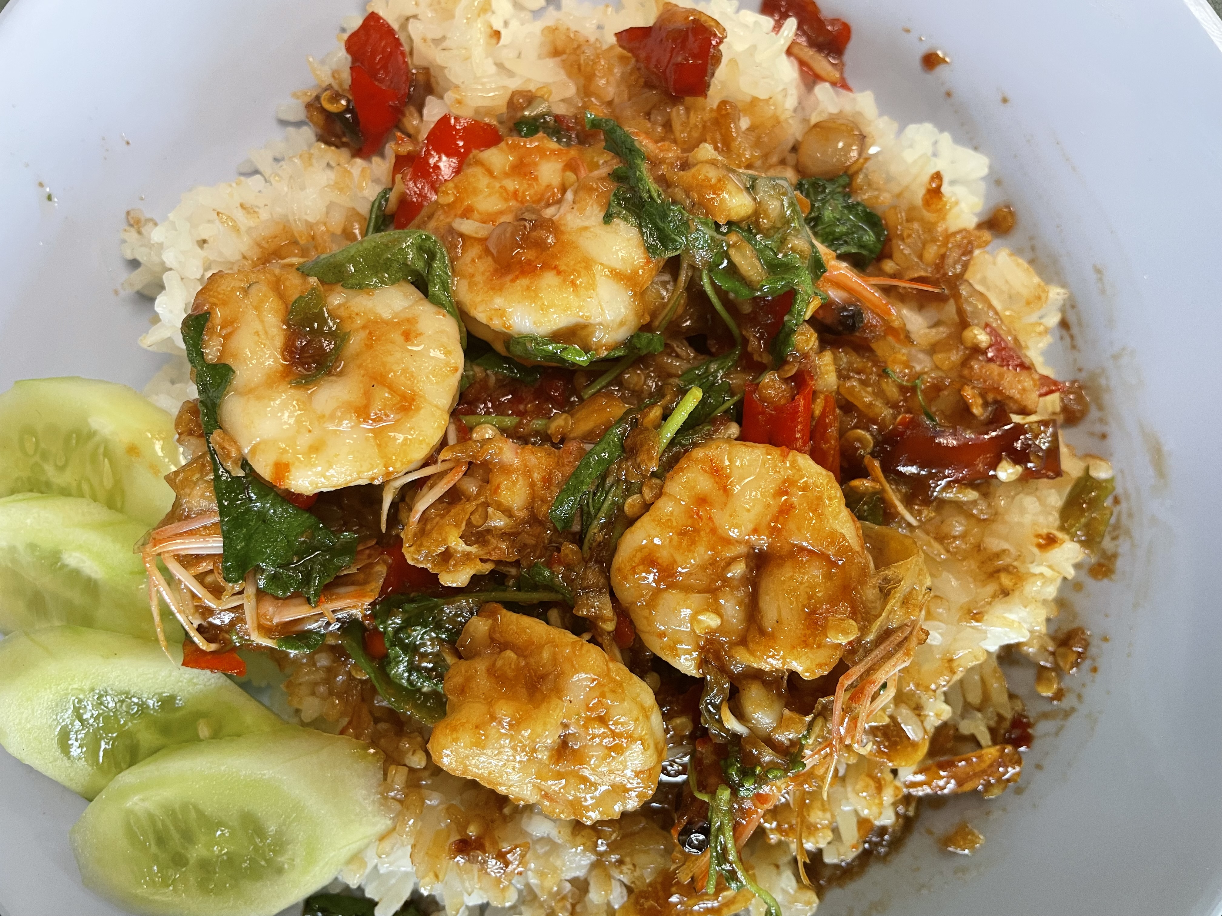 กะเพรากุ้ง